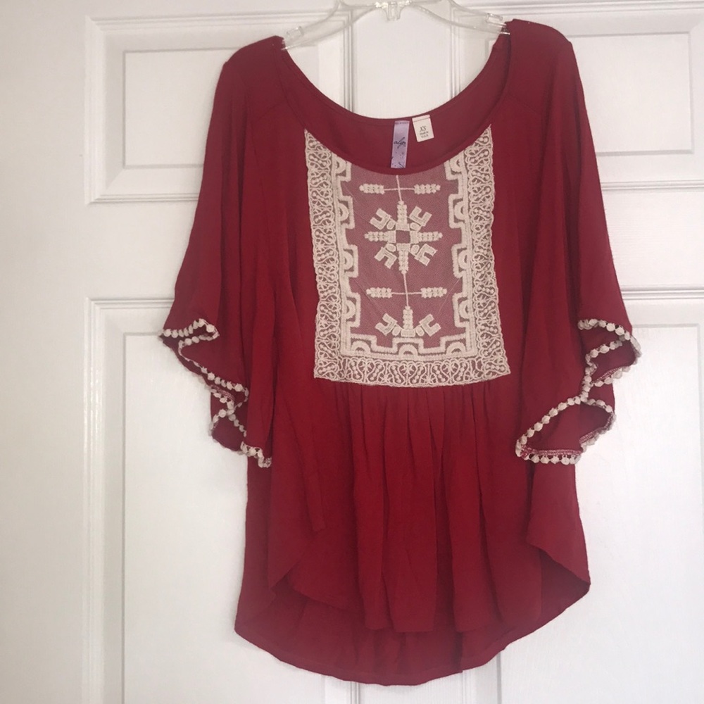 Alya red blouse size XS